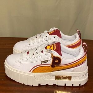 Puma Mayze New Heritage White Apricot Women’s 7